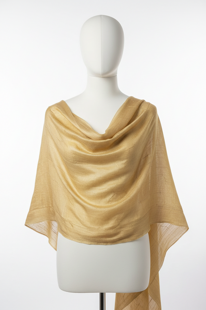 Knitsilk Recycled Sari Silk Ribbon Yarn — Super Bulky Lemon (50g / 30 yd)