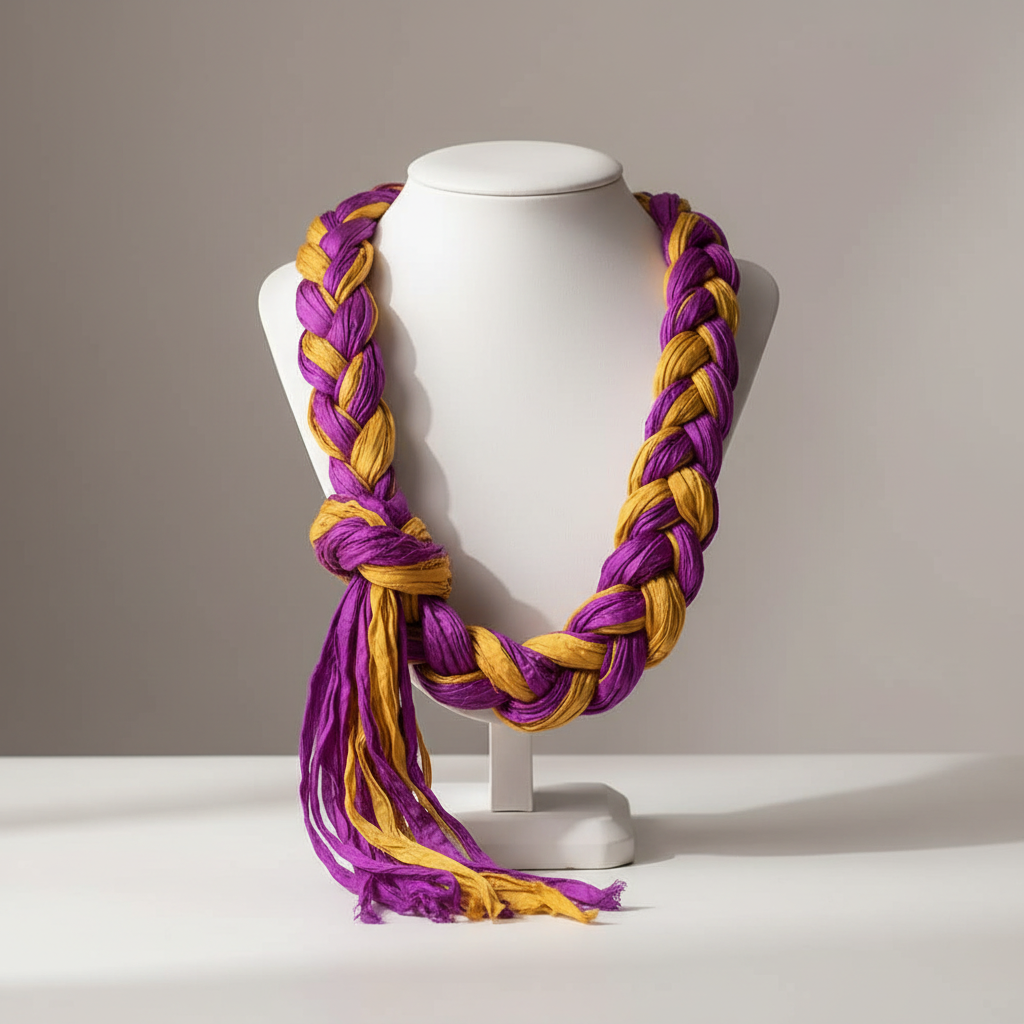 Knitsilk Super Bulky Recycled Sari Silk Ribbon Yarn | 50 GMS-25+ Yards |Radiance