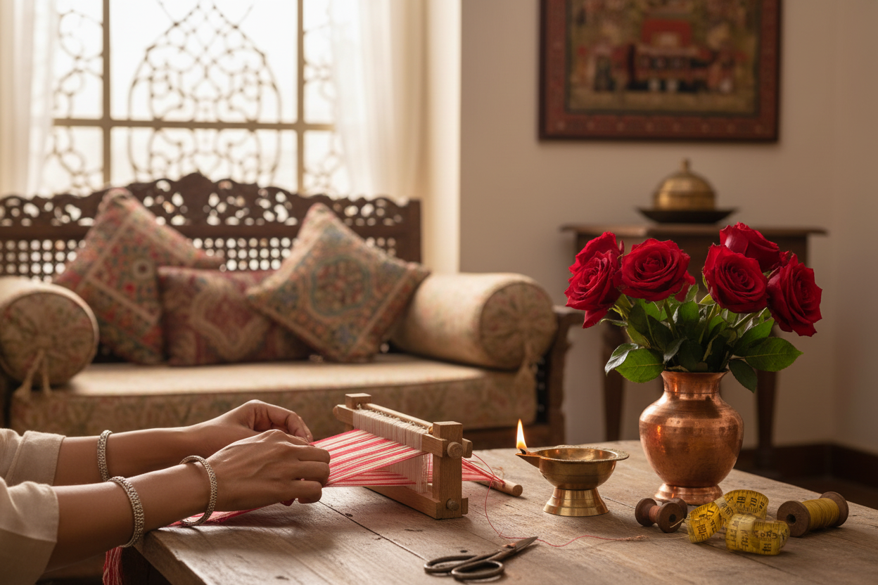 Knitsilk Recycled Shibori Sari Silk Ribbon Yarn-Plum | Best for Crochet, Knitting, and Embroidery |50 GMS-30 Yards