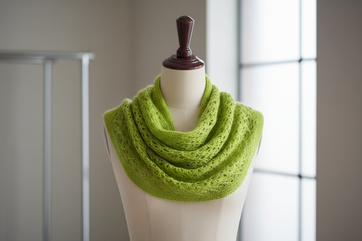 Knitsilk Top Yarn – Mulberry Silk Roving Yarn in Shades of Lime gre