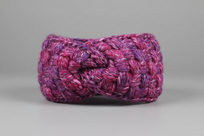 Knitsilk Silk Roving Worsted Yarn 100% Recycled & Hand-Dyed |100 gm,225 Yards |Toronto