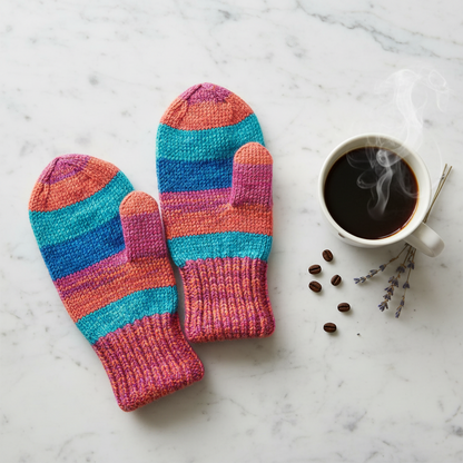 Knitsilk 3 Ply 100% Mulberry Silk Lace Weight Yarn –Rainbow(50g / 260 Yards)