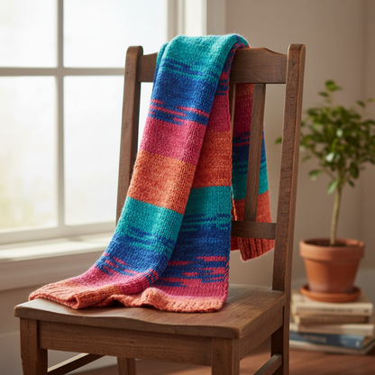 Knitsilk 3 Ply 100% Mulberry Silk Lace Weight Yarn –Rainbow(50g / 260 Yards)