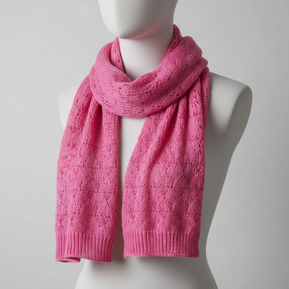 Knitsilk 3 Ply 100% Mulberry Silk Lace Weight Yarn –Pink(50g / 260 Yards)