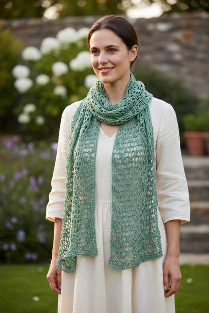 Knitsilk 3 Ply 100% Mulberry Silk Lace Weight Yarn –Dark Green(50g / 260 Yards)