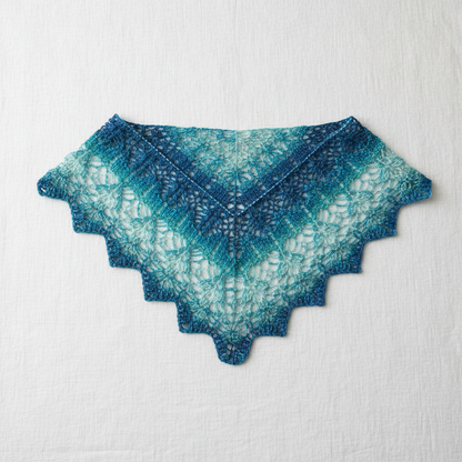 Knitsilk 3 Ply 100% Mulberry Silk Lace Weight Yarn –Sky Blue(50g / 260 Yards)