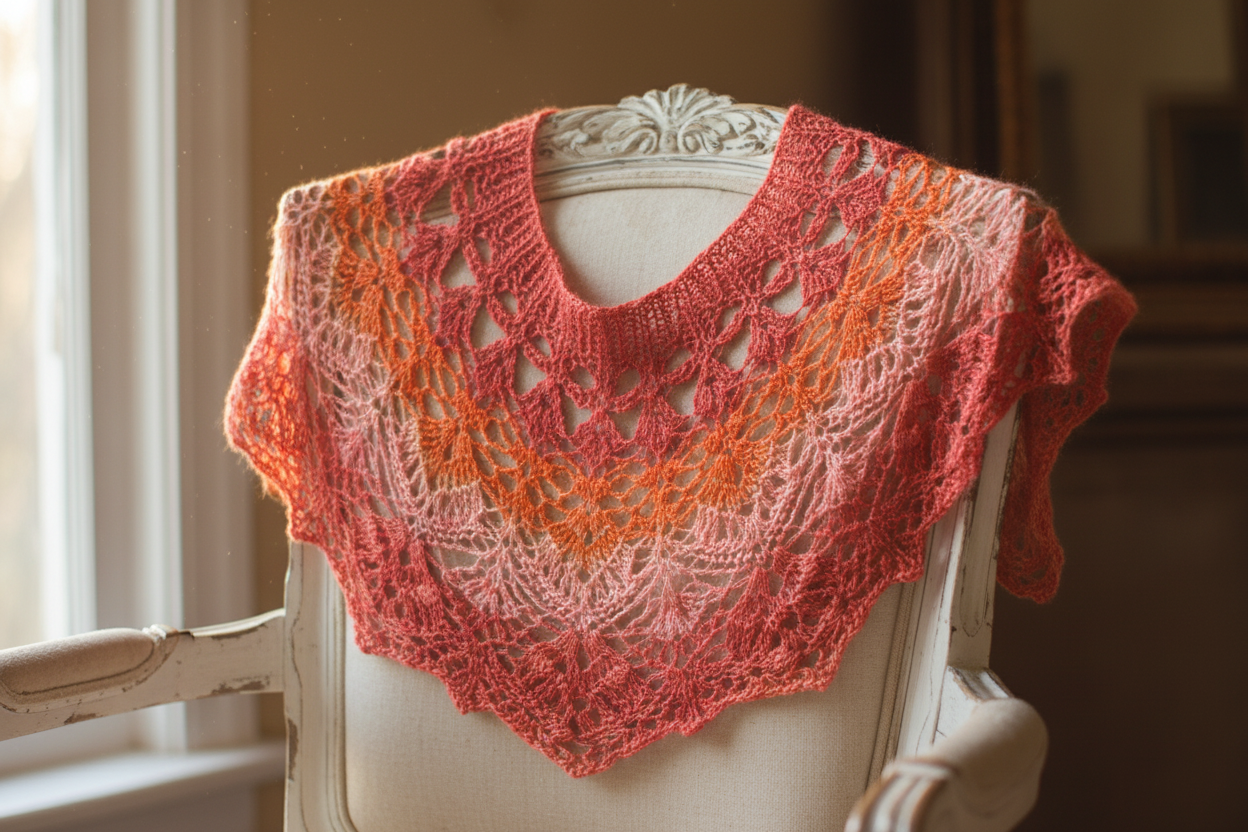 Knitsilk 3 Ply 100% Mulberry Silk Lace Weight Yarn –Red & Multicolor(50g / 260 Yards)