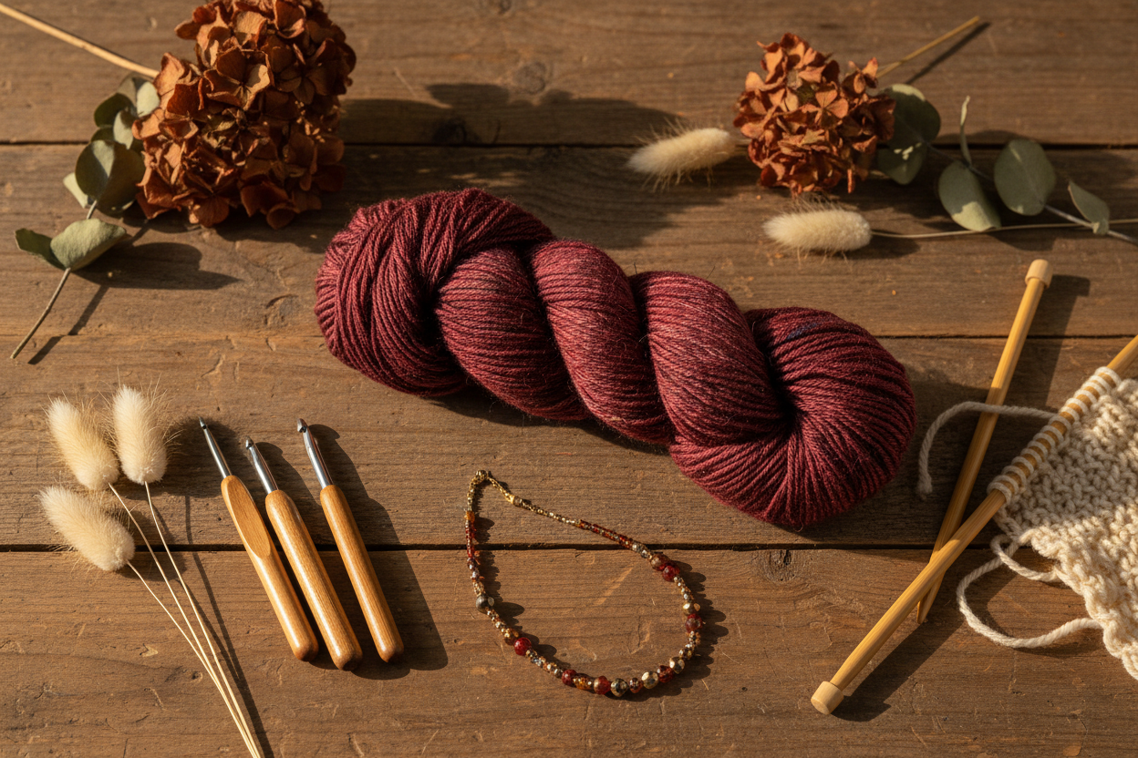 Lifestyle artisan flat lay
