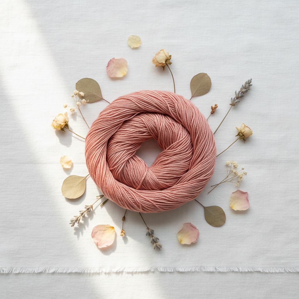 Knitsilk 3 Ply 100% Mulberry Silk Lace Weight Yarn –Powder pink(50g / 260 Yards)