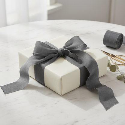 Knitsilk Luxurious Dupioni Satin Ribbon (1.5 "x 7yds x 3count), Brown Ribbon Set for Gift Wrapping, Decorating Bouquet Wrap and Crafts