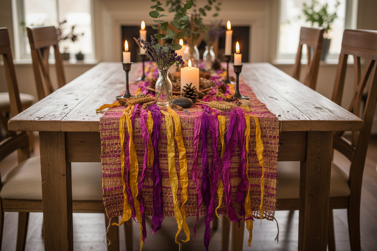 Knitsilk Super Bulky Recycled Sari Silk Ribbon Yarn | 50 GMS-25+ Yards |Radiance