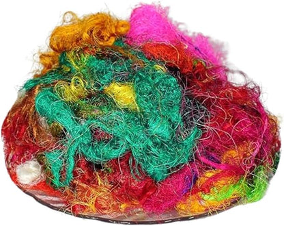 Knitsilk Throwster Silk Yarn Fiber – 100 Grams, Multicolor