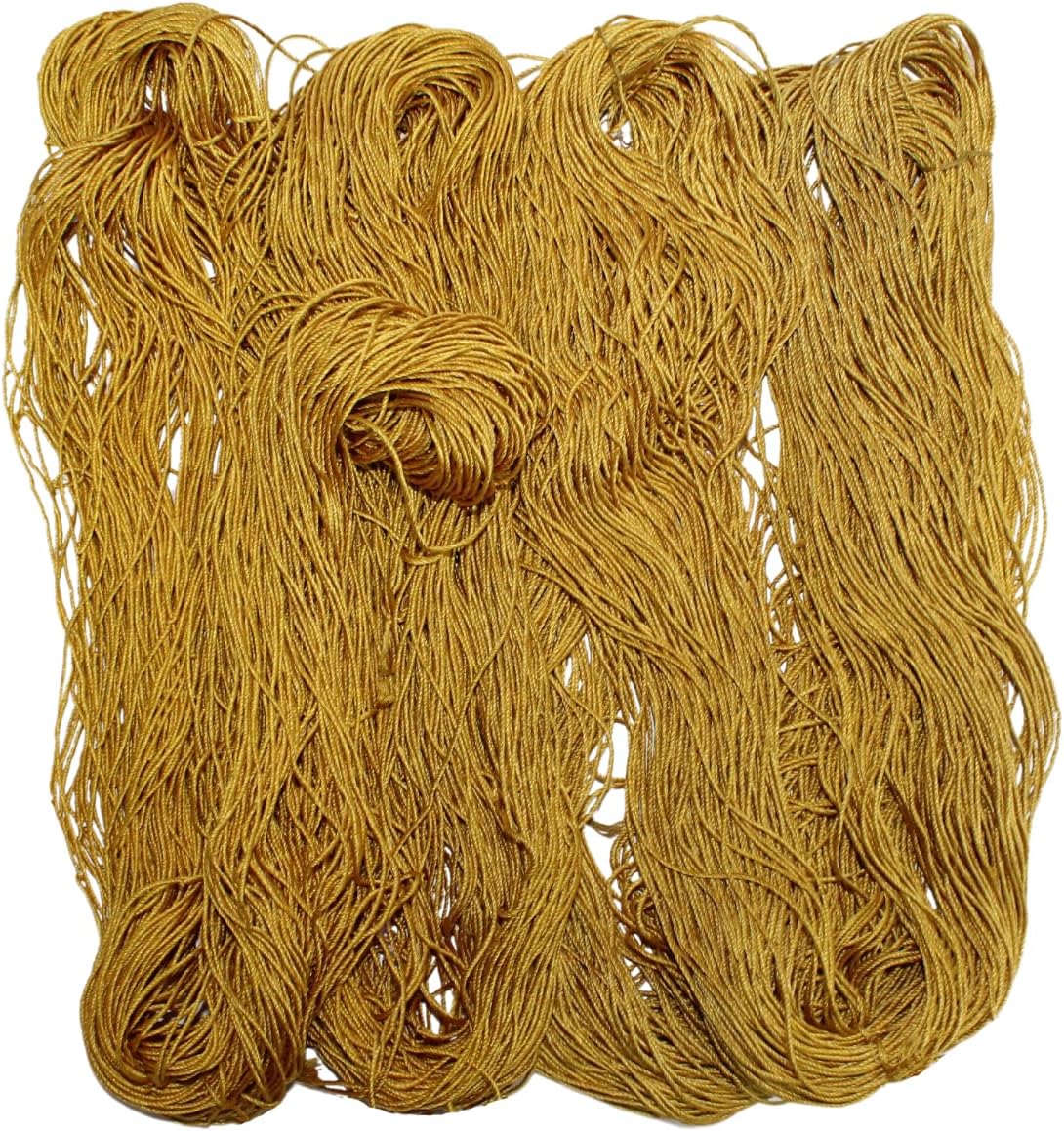 Knitsilk 3 Ply 100% Mulberry Silk Lace Weight Yarn – Mustard (50g / 260 Yards)