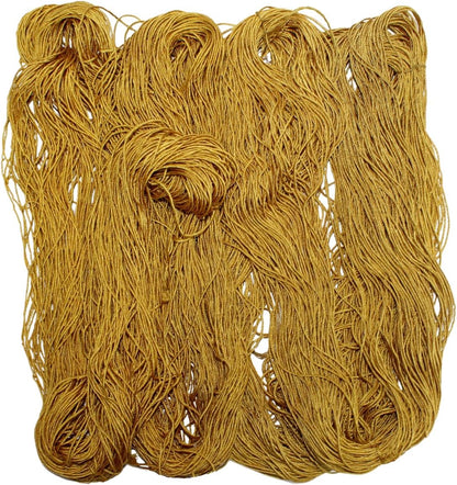 Knitsilk 3 Ply 100% Mulberry Silk Lace Weight Yarn – Mustard (50g / 260 Yards)