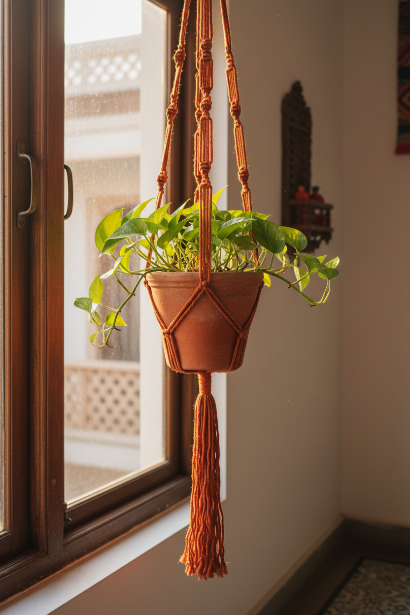 Knitsilk Recycled Sari Silk Ribbon Yarn — Super Bulky Burnt orange(50g / 30 yd)