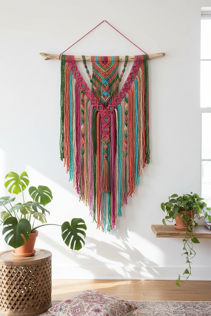 Knitsilk Recycled Shibori Sari Silk Ribbon Yarn-Multicolor| Best for Crochet, Knitting, and Embroidery |50 GMS-30 Yards