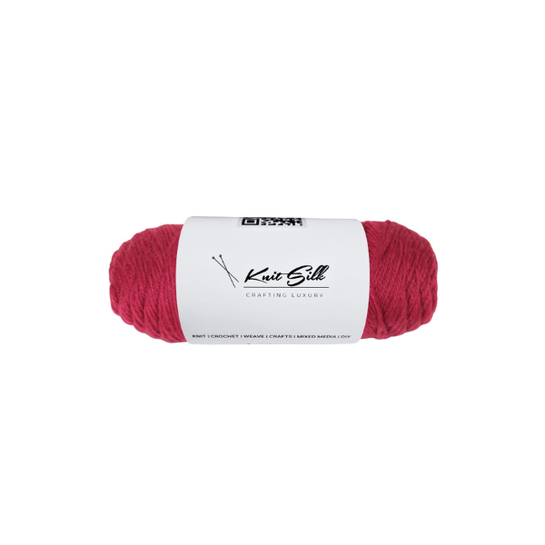 Knitsilk 100% Merino Wool Yarn | 200+ Yards| 100gx5 Count |Pack of 5
