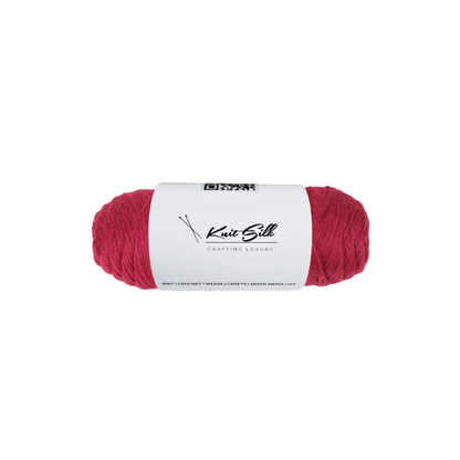 Knitsilk 100% Merino Wool Yarn | 200+ Yards| 100gx5 Count |Pack of 5