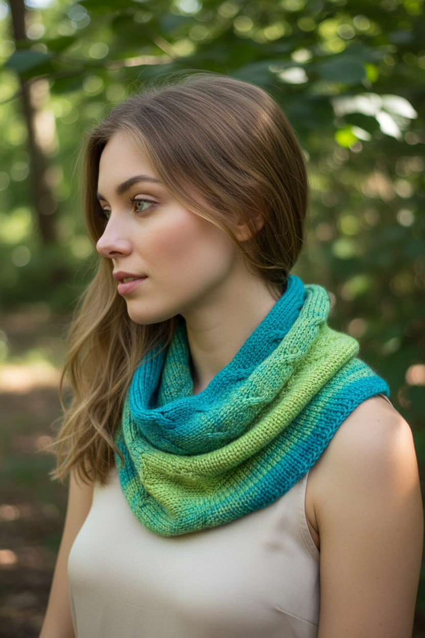 Knitsilk 3 Ply 100% Mulberry Silk Lace Weight Yarn –Green(50g / 260 Yards)