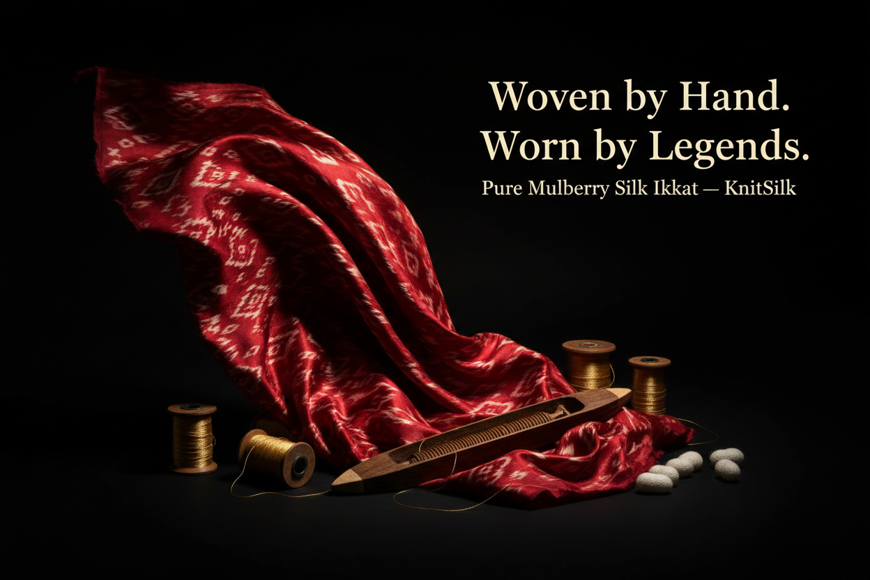 Mulberry Silk Ikkat - Wildcard Hero