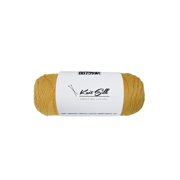 Knitsilk 100% Merino Wool Yarn | 200+ Yards| 100gx5 Count |Pack of 5
