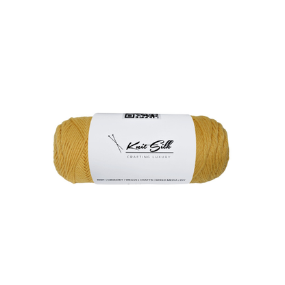 Knitsilk 100% Merino Wool Yarn | 200+ Yards| 100gx5 Count |Pack of 5