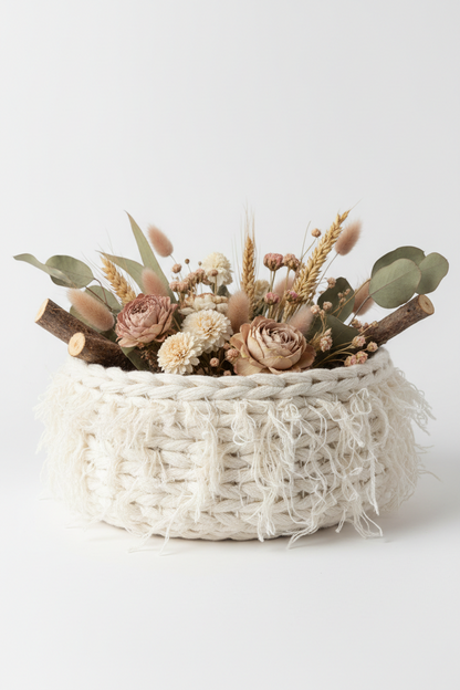 Knitsilk Recycled Mulberry Sari Silk Ribbon Yarn | 10 x 1-Yard Pieces | Natural Undyed Dyeable Frayed Strips for Knitting, Mixed Media, & DIY Crafts