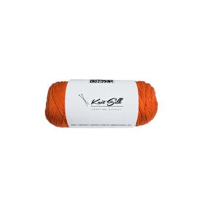 Knitsilk 100% Merino Wool Yarn | 200+ Yards| 100gx5 Count |Pack of 5