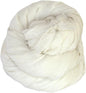 Knitsilk Poly Cotton Ribbon Yarn – Natural White, 22 Yards (45 g) – Lightweight Craft Yarn for Knitting, Crochet & Crafts