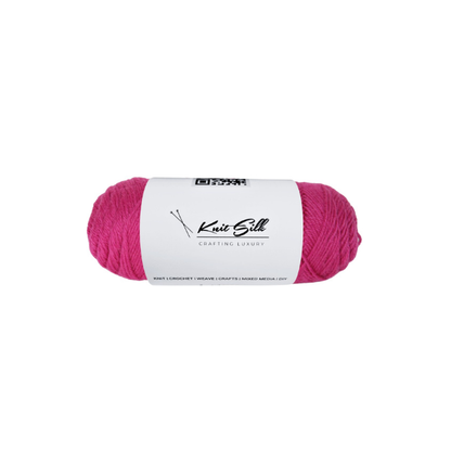 Knitsilk 100% Merino Wool Yarn | 200+ Yards| 100gx5 Count |Pack of 5