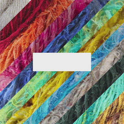 Knitsilk Artisan Mustard Linen yarn - Chunky Handspun & Hand-Dyed Yarn | 50 Yards / 100 Grams | Natural & Premium Quality (Pack of 2)