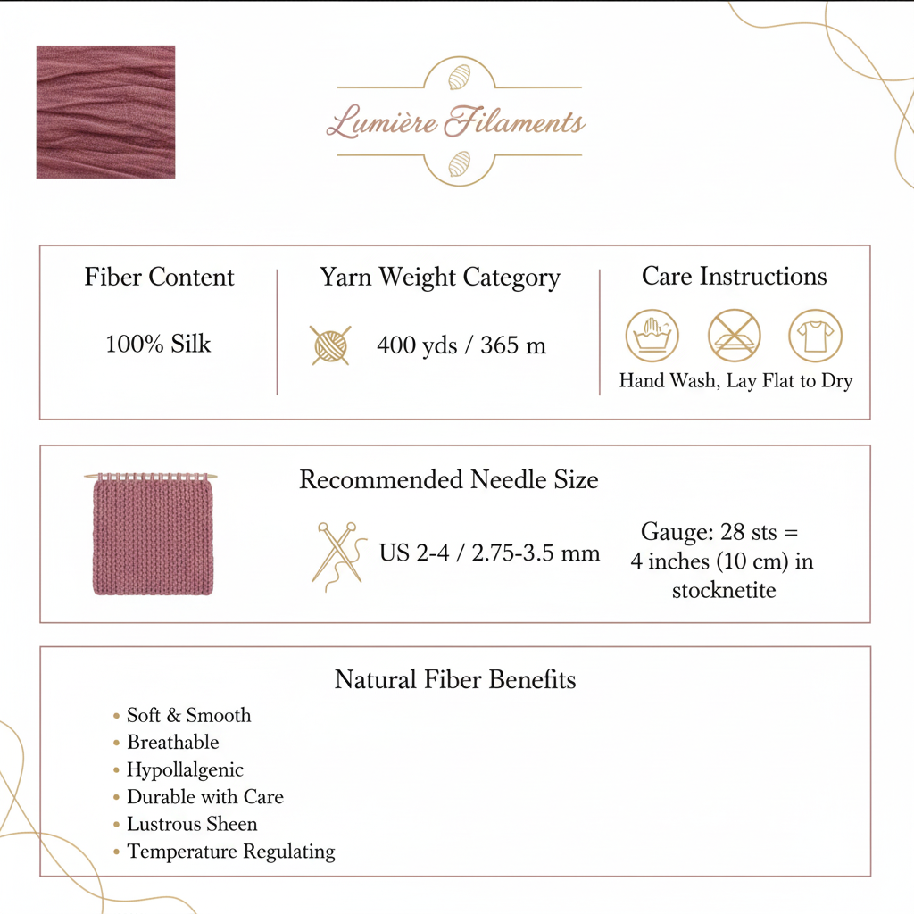 Knitsilk Super Bulky Hand?Dyed Soft Sari Silk & Chiffon Ribbon Yarn, Brown