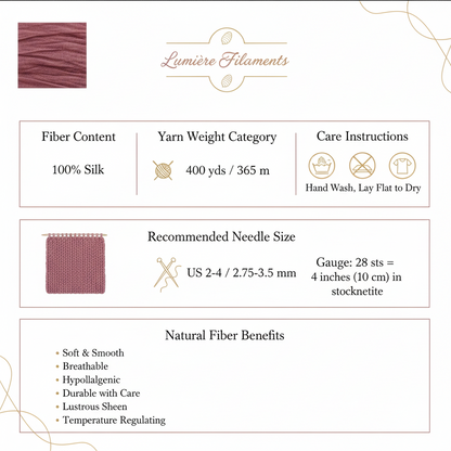 Knitsilk Super Bulky Hand?Dyed Soft Sari Silk & Chiffon Ribbon Yarn, Brown