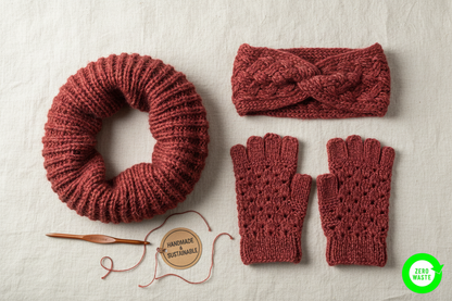 Red Silk Accessories Collection