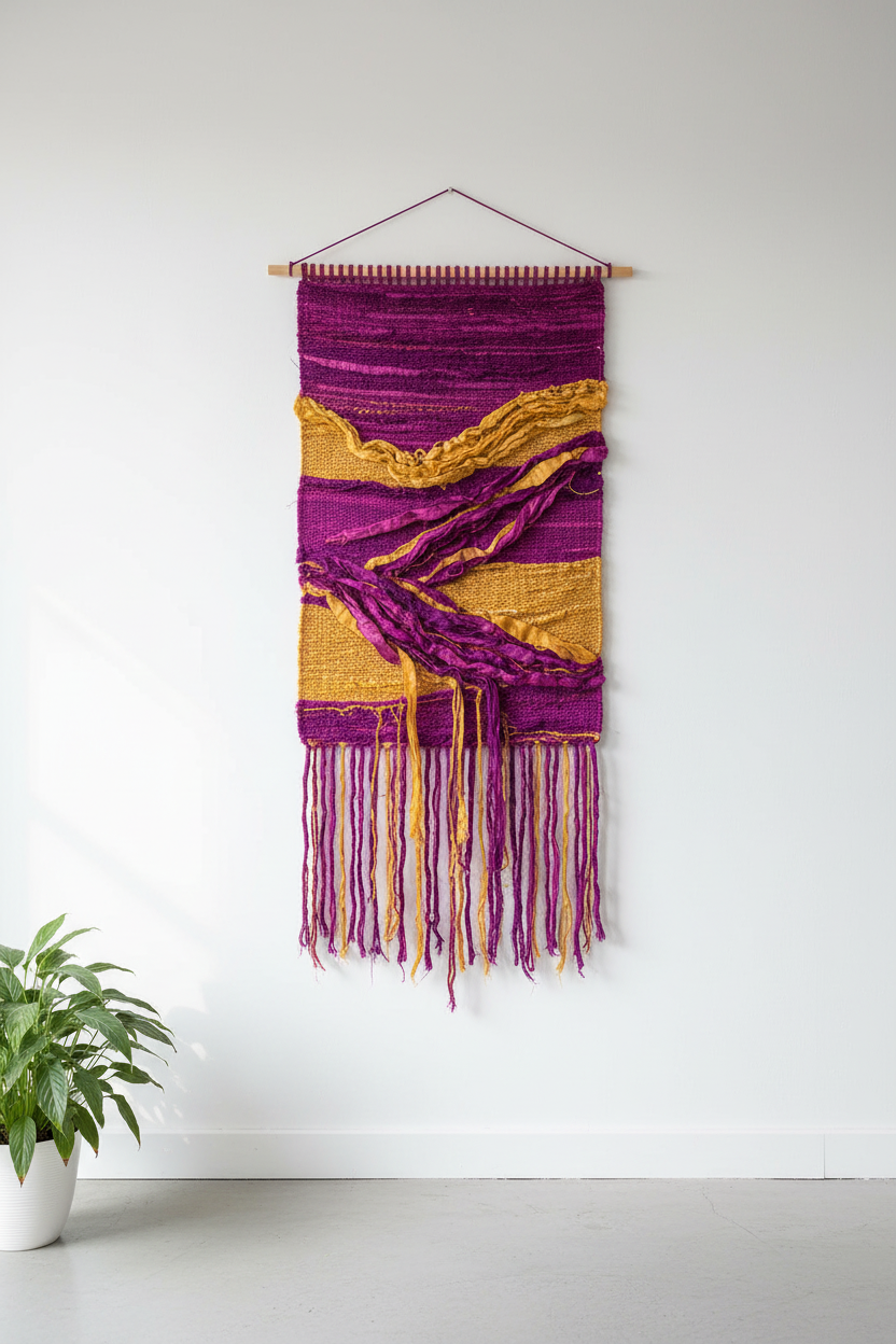 Knitsilk Super Bulky Recycled Sari Silk Ribbon Yarn | 50 GMS-25+ Yards |Radiance