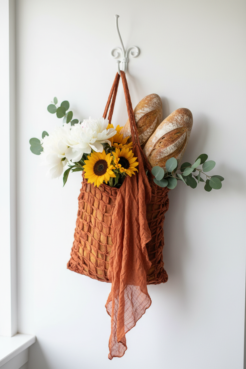 Knitsilk Recycled Sari Silk Ribbon Yarn — Super Bulky Rust (50g / 30 yd)