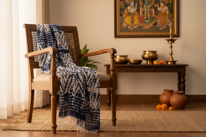 Knitsilk Recycled Shibori Sari Silk Ribbon Yarn-Black| Best for Crochet, Knitting, and Embroidery |50 GMS-30 Yards