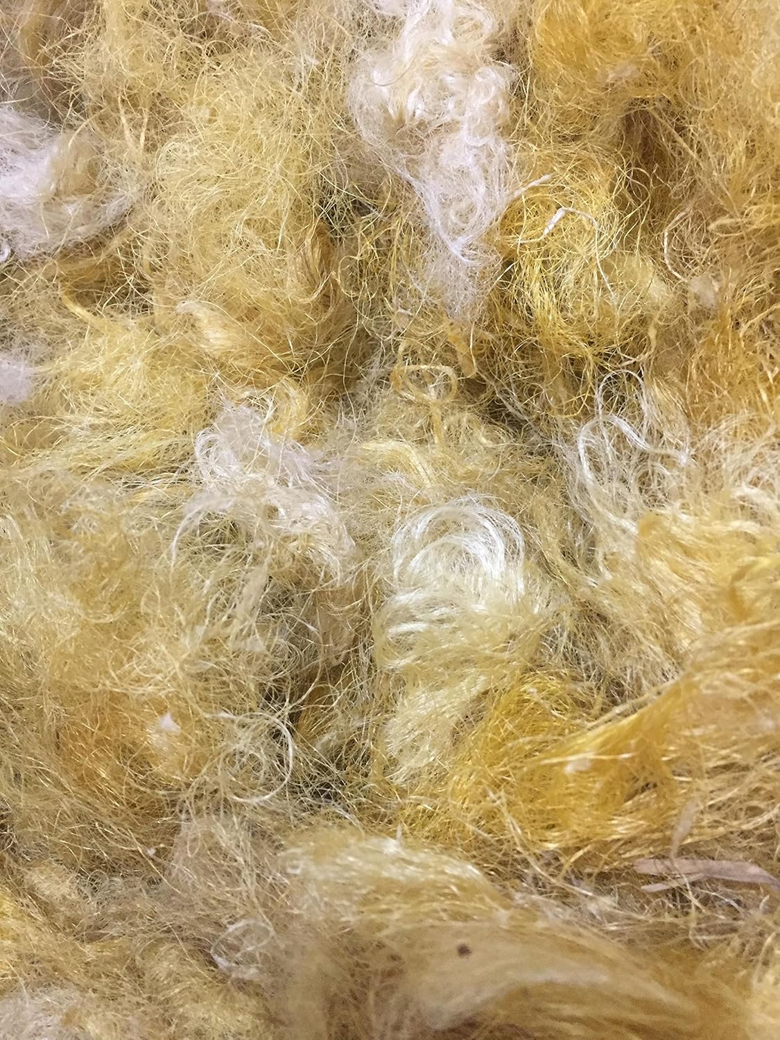 Knitsilk Throwster Silk Yarn Fiber – 100 Grams (Natural Colour, Dye-able)