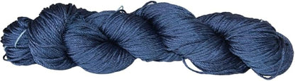 Knitsilk 3 Ply 100% Mulberry Silk Lace Weight Yarn – Twiight blue (50g / 260 Yards)