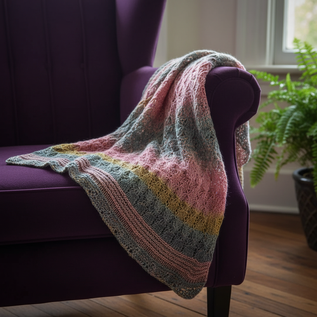 Knitsilk 3 Ply 100% Mulberry Silk Lace Weight Yarn –Tiger Lily(50g / 260 Yards)