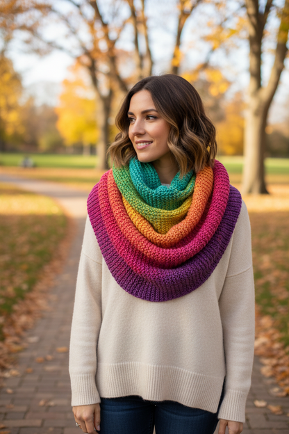 Knitsilk Silk Roving Worsted Yarn 100% Recycled & Hand-Dyed |100 gm,225 Yards | Rio