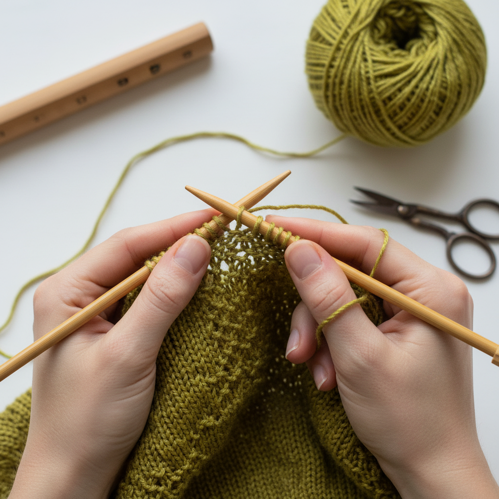 Knitsilk 3 Ply 100% Mulberry Silk Lace Weight Yarn – Super gold(50g / 260 Yards)